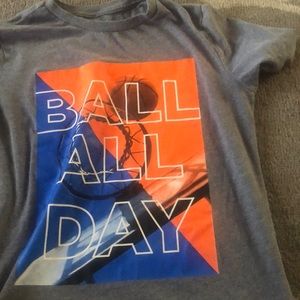 Kids basketball tee shirt